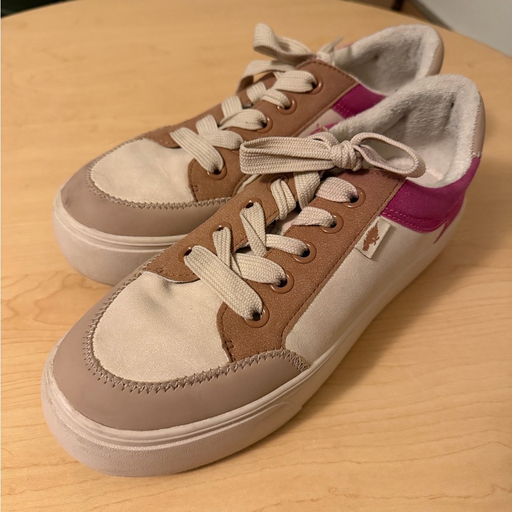 Rocket Dog Women's Sneakers in Pink, Brown, and Cream